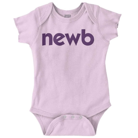 Newbie Slang Funny Cute New Babies Romper Boys or Girls Infant Baby Brisco Brands 6M