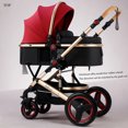 Newborn 2 In 1 Baby Stroller,Luxury high landscape baby carriage