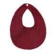 thumbnail image 1 of Newborn Baby Bib Headband Bandana Drooling Teething Muslin Saliva Towel Adjustable Cotton Gauze Lace Toddlers, 1 of 4