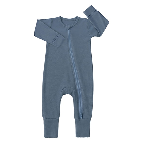 Newborn Baby Bodysuit Casual Bodysuits for Fall Winter Long Sleeved Bodysuits 0-12 Months 12-24 Months