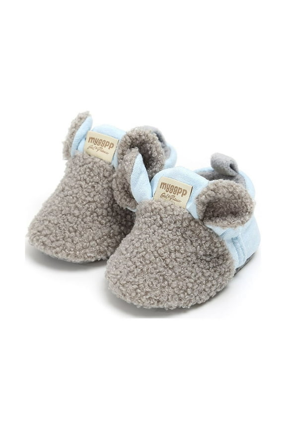 Newborn Baby Booties Boy Girl Crib Pram Shoes Winter Soft Snow Boots Prewalker