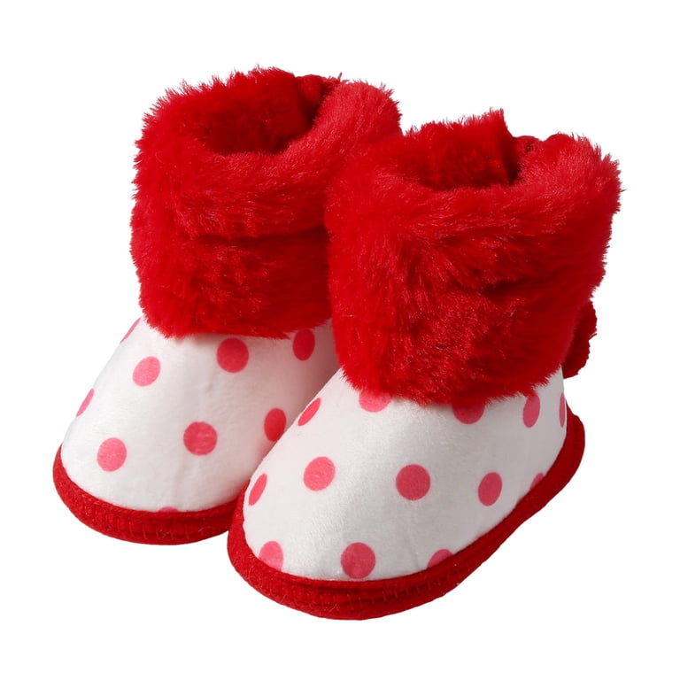 Newborn Baby Booties Winter Warm House Slippers Infant Girls  display picture 3