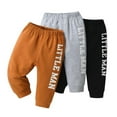 thumbnail image 1 of Newborn Baby Boy 3 Pack Sweatpants Solid Pants and Casual Joggers Brown 3-6 Months, 1 of 6
