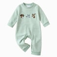 thumbnail image 1 of Newborn Baby Boy Clothes Infant Romper Long Sleeve Pant Sets for Infant, 1 of 7