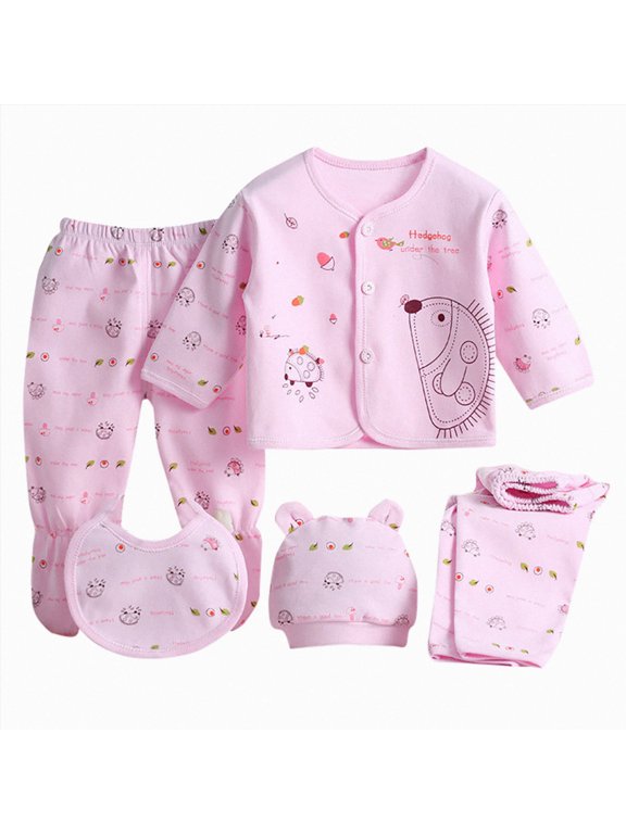 Newborn Baby Boy Clothing Sets Baby Boy Girl Layette Set Cotton Infant Unisex Clothes Accessories New born Clothing Sets Kaprioy Toddler Boy Outfits