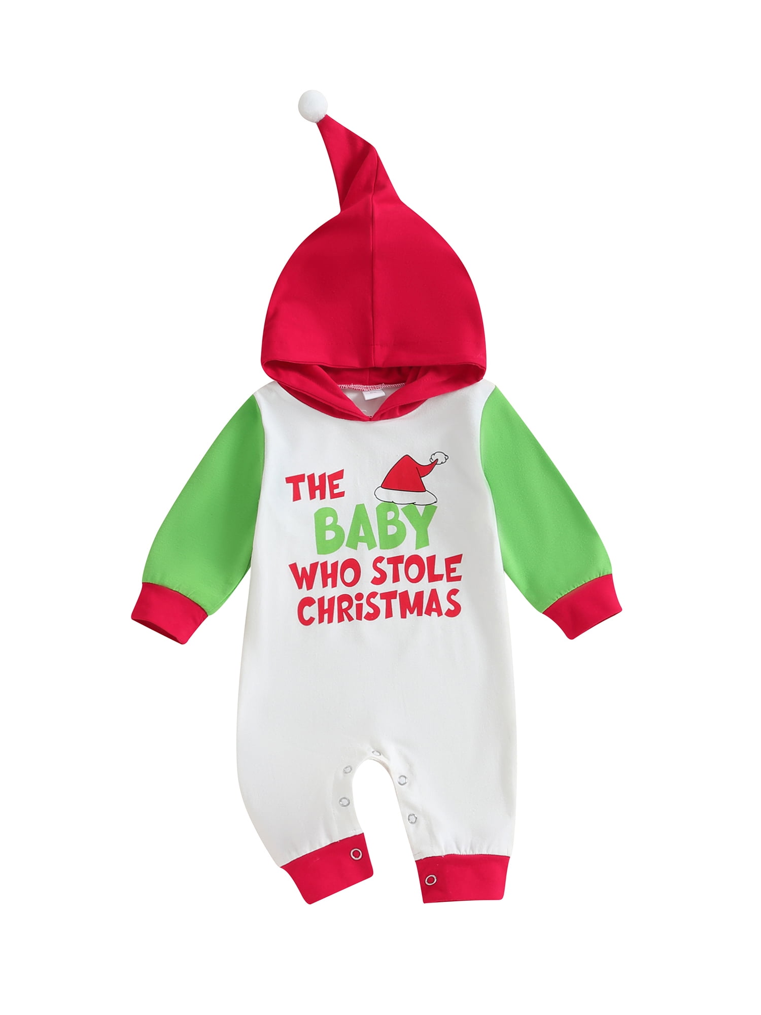 Newborn Baby Boy Girl Christmas Outfit My First Christmas Romper Onesie
