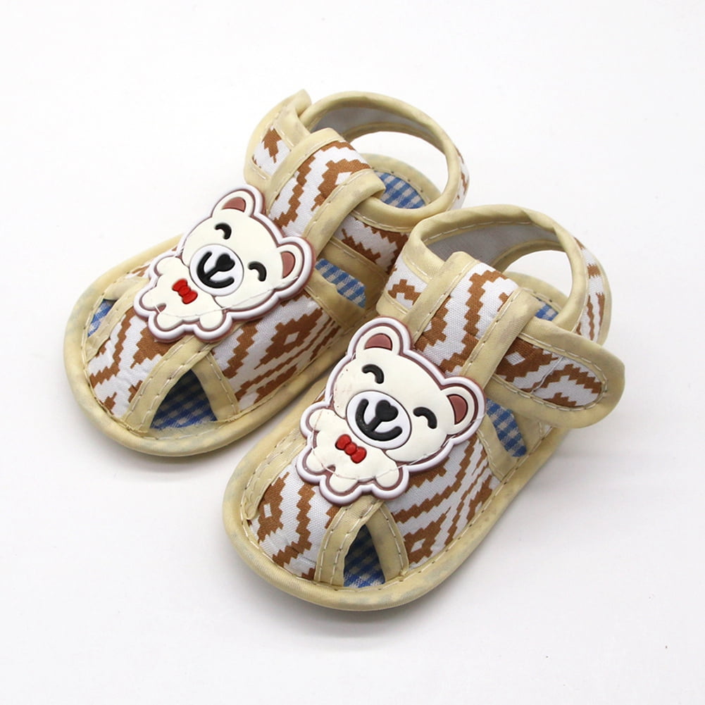Cartoon Green Cotton Baby Sandals Shoes main image 1