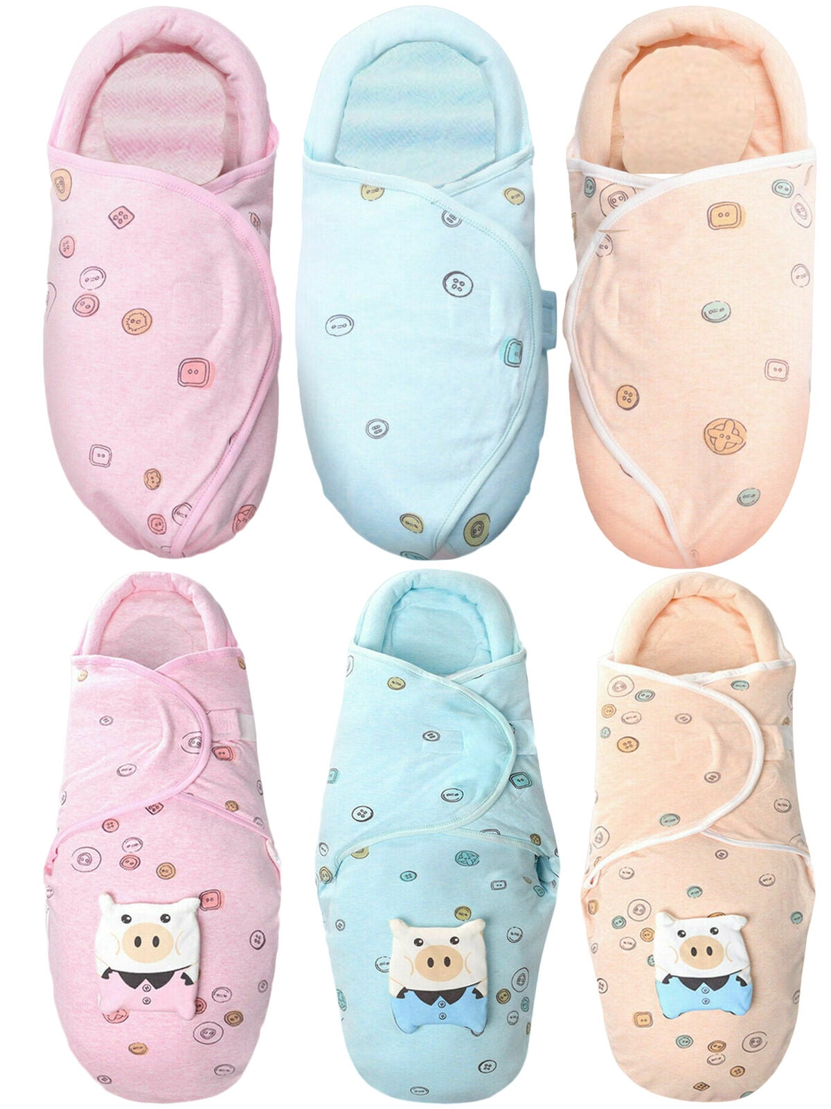 Newborn Baby Boy Girl Winter Warm Swaddle Wrap Swaddling Blanket