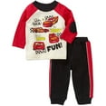 thumbnail image 1 of Newborn Baby Boy Long Sleeve T-Shirt and Pant 2pc Outfit Set, 1 of 1