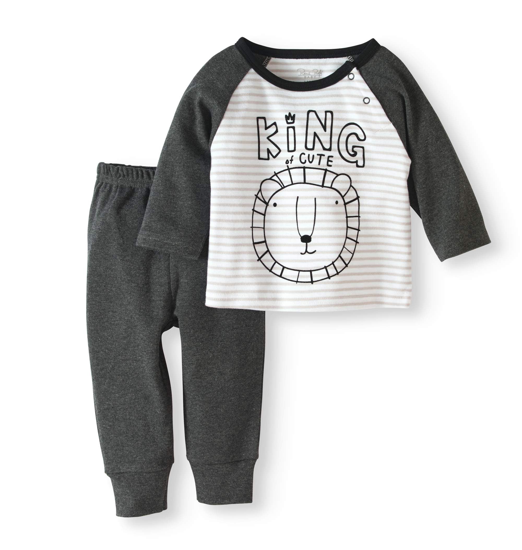 Newborn Baby Boy Shirt & Pant 2pc Outfit Set - Walmart.com