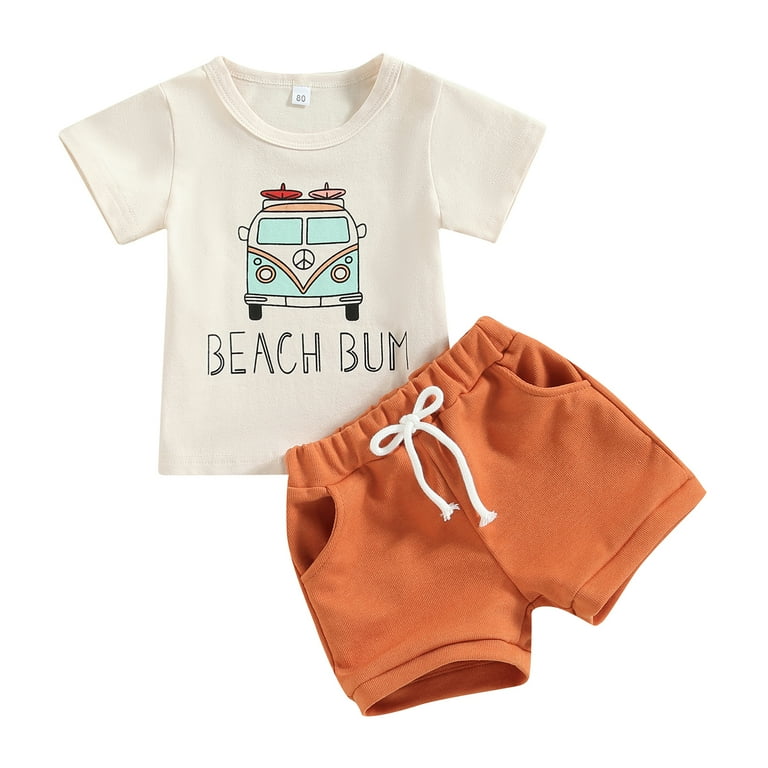 Hawaiian baby top boy clothes