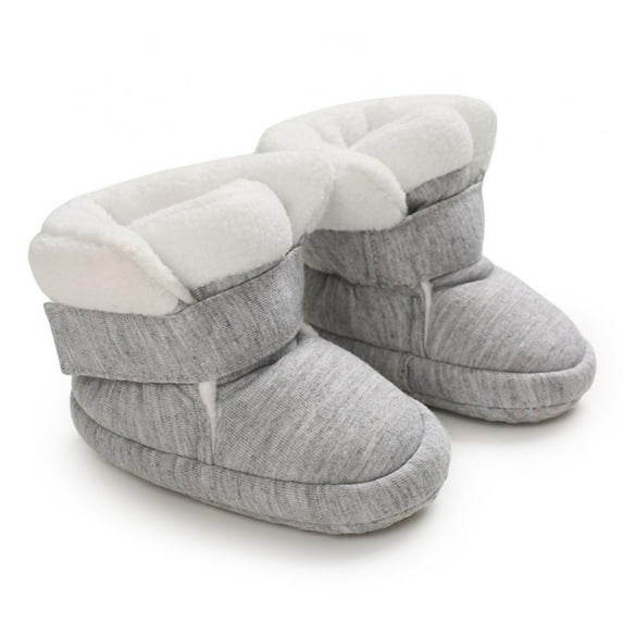 Newborn Baby Boys Girls High Tops Ankle Snow Boots,Warm Winter Soft Anti-slip Booties Infant Prewalker Unisex Nursling Crib Shoes