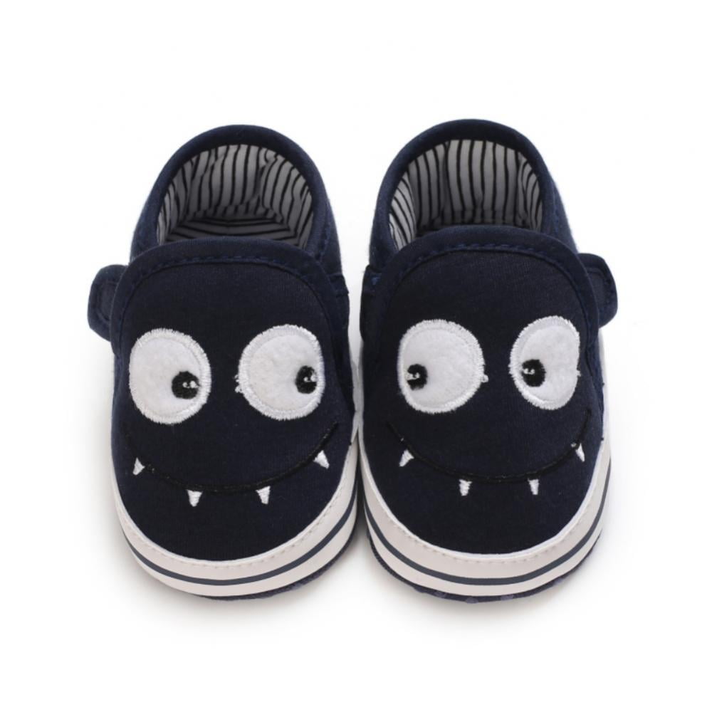 Newborn Baby Boys Girls Slippers Soft Sole Non Skid Shoes Cute Crib