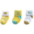 thumbnail image 1 of Newborn Baby Boys' and Girls' Non-Skid Socks 3-Pack, Choose Your Color & Size, 1 of 1