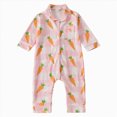 thumbnail image 1 of Newborn Baby Cotton Bodysuit Long-Sleeve Unisex Babies Clothing Preemie Baby Suit Newborn Crawling Suit Long Sleeved Thin Coat Infant And Toddler,Long sleeve suit 18-24 Months, 1 of 9