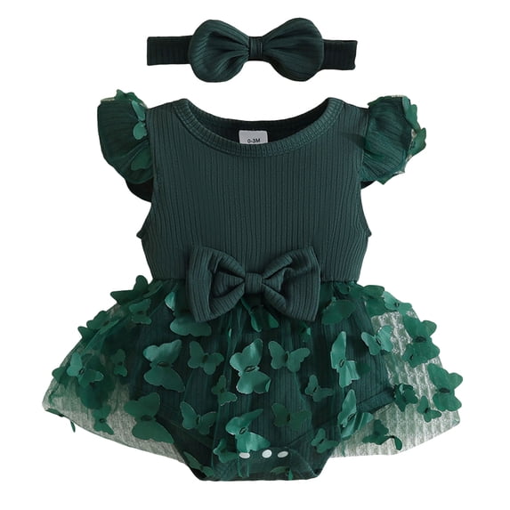 Newborn Baby Cotton Bodysuit Short-Sleeve Unisex Babies Clothing for 6-9 Months Infant Baby Summer Sleeveless Skirt