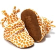 thumbnail image 1 of Newborn Baby Cotton Booties Stay On Slipper Winter Warm Soft Shoes Non-Skid Infant Ankle Boots Crib Shoes, 1 of 6