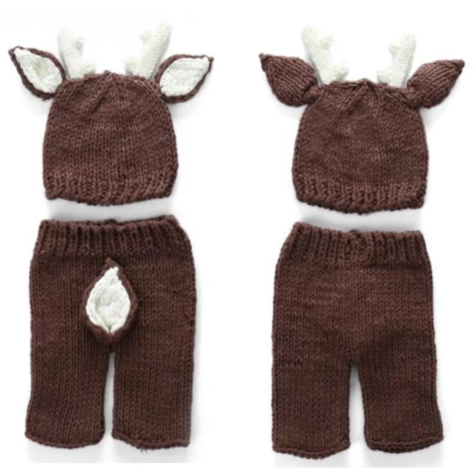 Costume Bébé Nouveau-né Crochet Bleu Lapin - Tenue Photo Professionnelle, Neuf Sans étiquettes