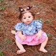 thumbnail image 1 of Reborn Baby Dolls 22 Inch White Skin with Soft Body Lifelike Realistic Girl Doll Birthday Gift Set for Girl Ages 3+, 1 of 6