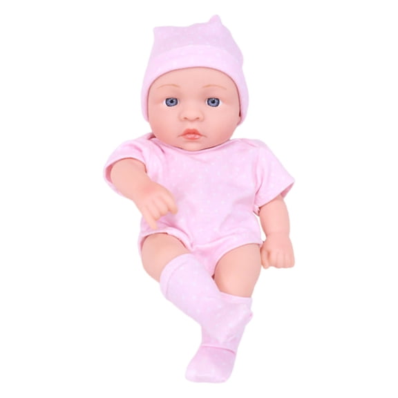 Newborn Baby Dolls, Vinyl Baby Dolls, 7.48 Inch Realistic Reborn Baby Doll with Clothes Set and Pacifier, Soft Lifelike Baby Doll for Kids, Adjustable Limbs, Birthday Gifts for Boys Girls Kids