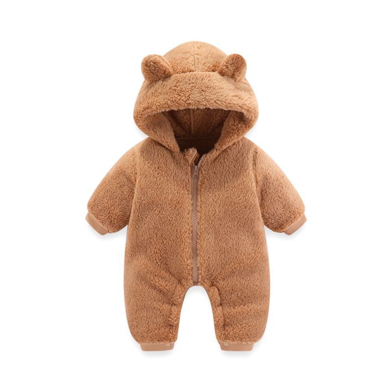 Baby Romper Hooded Jumpsuit Romper Cute Baby Clothes for Girls 9-12 Months