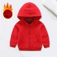 thumbnail image 1 of Baby Warm Jacket with Hooded Cute Cartoon Animal Printed Long Sleeve Cute Baby Boy Outfits for Little Girl 18-24 Months, 1 of 4
