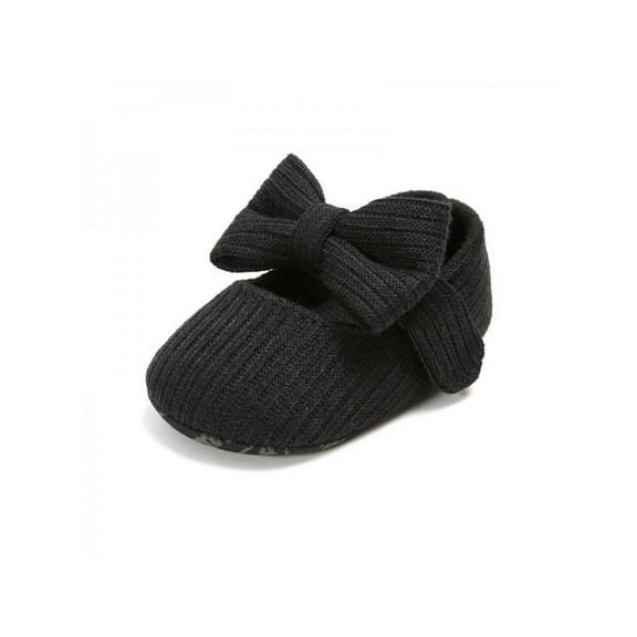 Newborn Baby Girl Anti-Slip Casual Walking Shoes Cute Bow Sneakers Soft Soled First Walkers 0-18M
