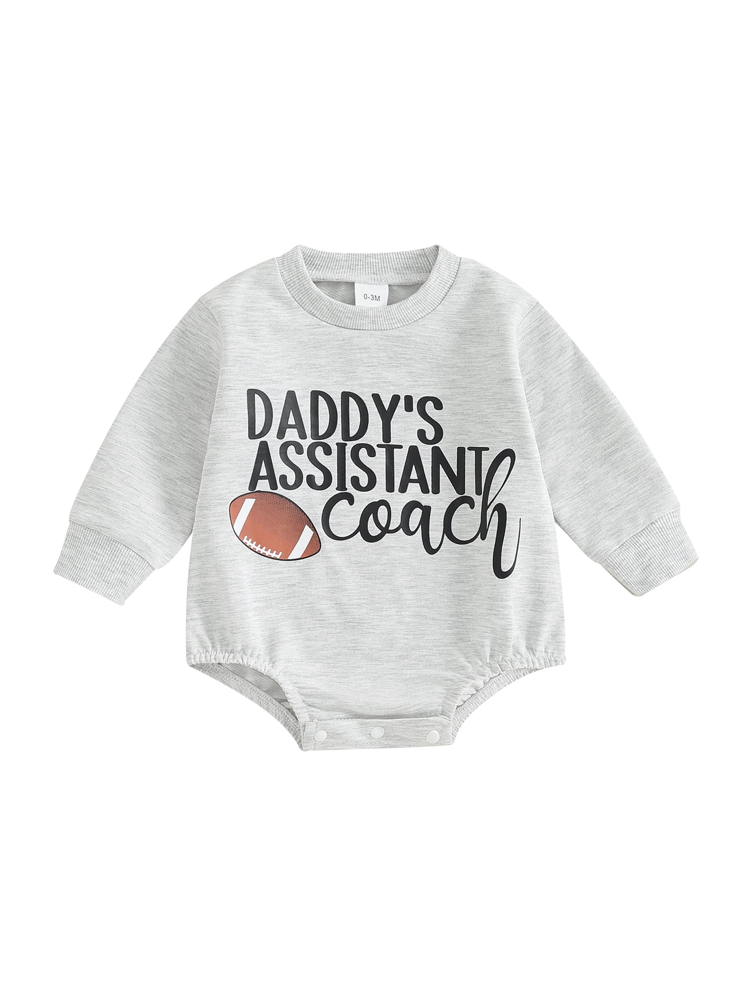 Newborn Baby Girl Boy Oversized Sweatshirt Romper Infant Long Sleeve