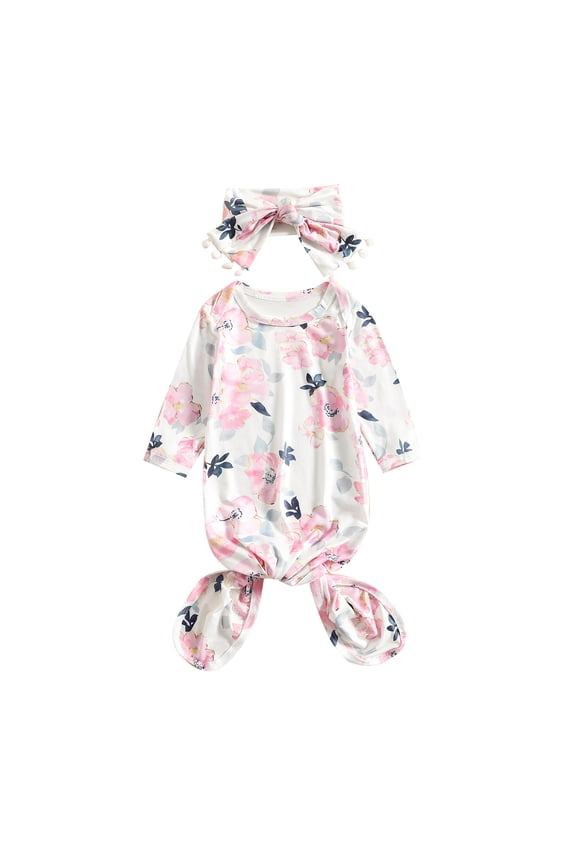 Newborn Baby Girl Boy Penguin Full Baby Jumpsuit Round Neck Long-sleeved Jumpsuit Hat Holiday Gift