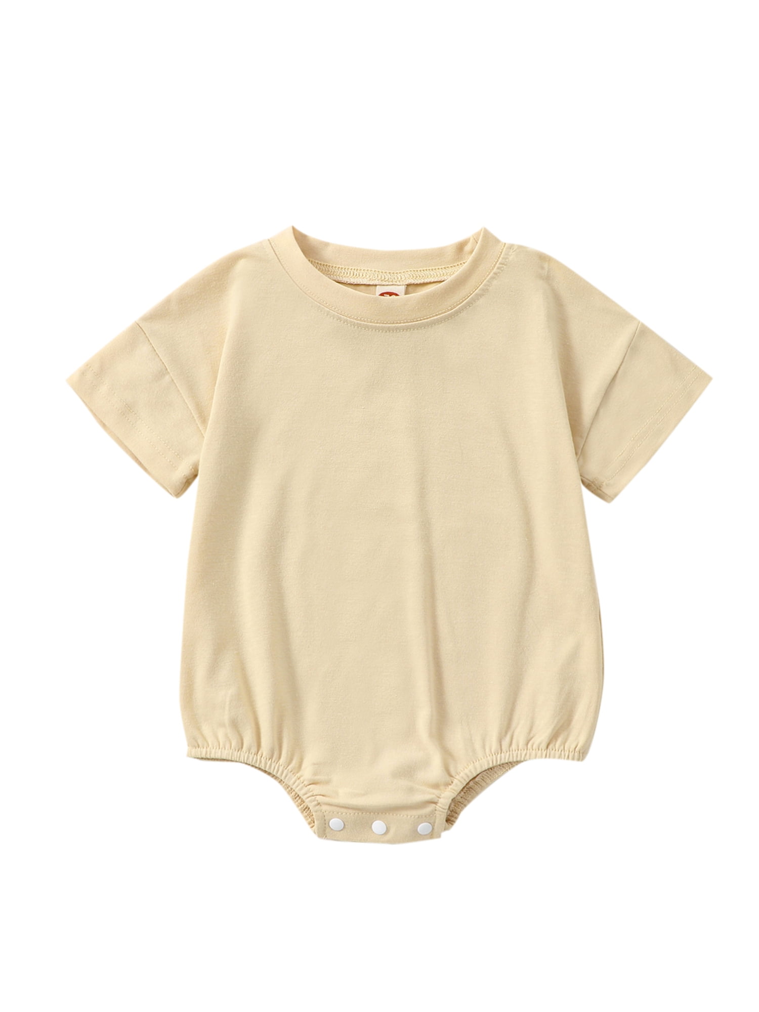 salat Skabelse bønner Newborn Baby Girl Boy Romper Short Sleeve Oversized Bubble Romper Infant  Babies Onesie Bodysuit Top T-Shirts Summer Clothes (Green, 0-3 Months) -  Walmart.com