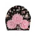thumbnail image 1 of Newborn Baby Girl Caps Soft Cute Flower Pearl Design Hat Turban Elastic Cap, 1 of 1