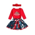 thumbnail image 1 of Newborn Baby Girl Christmas Clothes MY 1st First CHRISTMAS Romper Tutu Outfits, 1 of 5