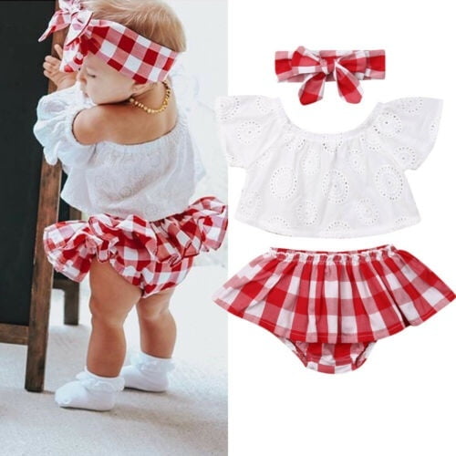 Baby Girl LV dress ( top + Skirt + headband ) Size : 6month to 7