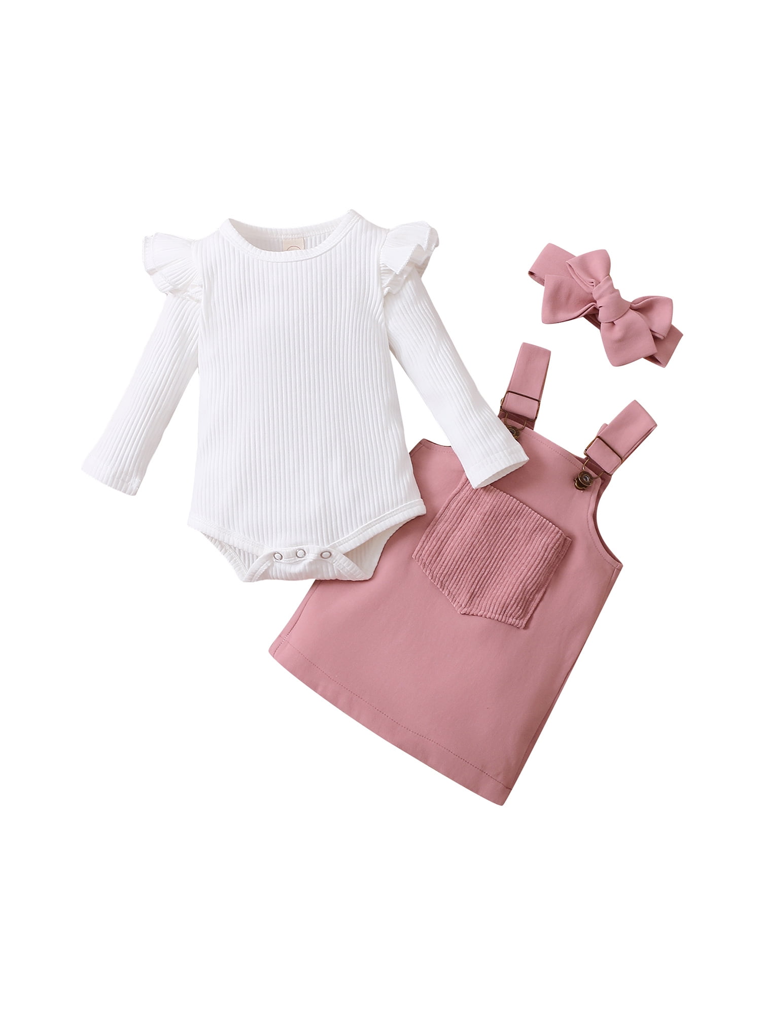 Newborn Baby Girl Clothes Fall Winter Outfits Toddler Girl Skirt Set