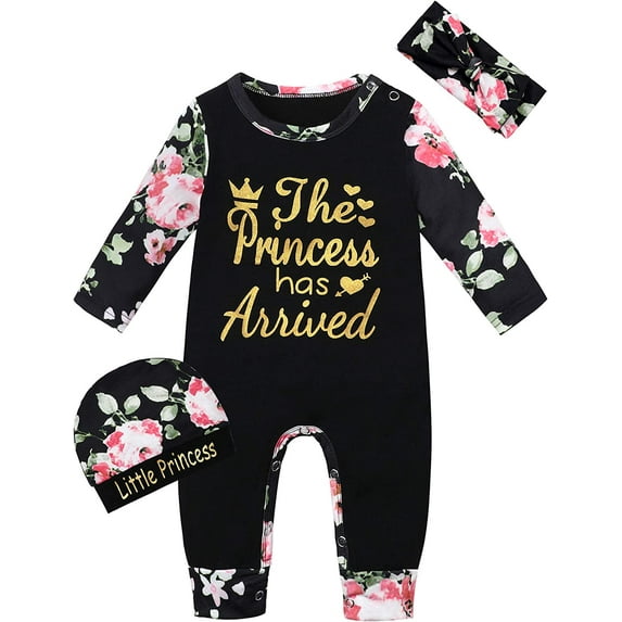 Newborn Baby Girl Clothes Romper Onesie Cotton Newborn Outfit for Girls Cute Infant Girl Jumpsuits Clothes 3-6 Months
