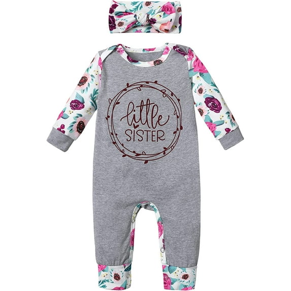 Newborn Baby Girl Clothes Romper Onesie Cotton Newborn Outfit for Girls Cute Infant Girl Jumpsuits Clothes Newborn