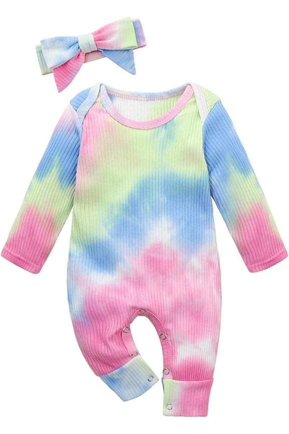 Newborn Baby Girl Clothes Romper Onesie Cotton Newborn Outfit for Girls Cute Infant Girl Jumpsuits Clothes Newborn