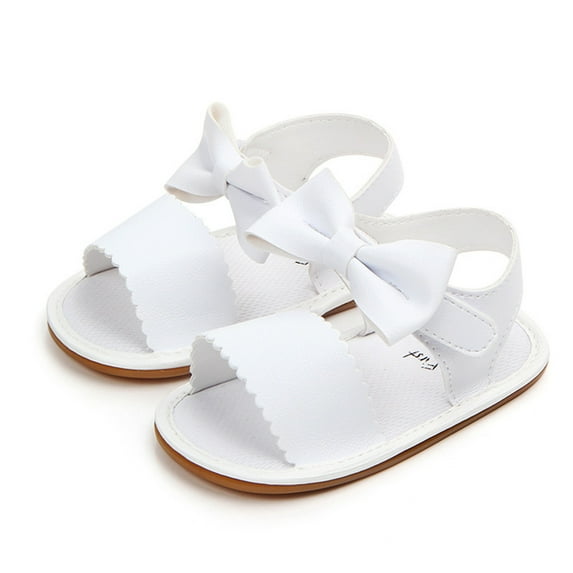 Newborn Baby Girl Sandals Anti-slip Kid Soft Sole Crib Shoes First walkers