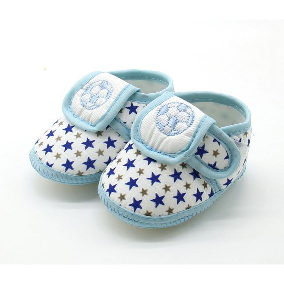 Newborn Baby Girl Shoes Bowknot Toddler Anti-Slip Prewalker With Magic Tape