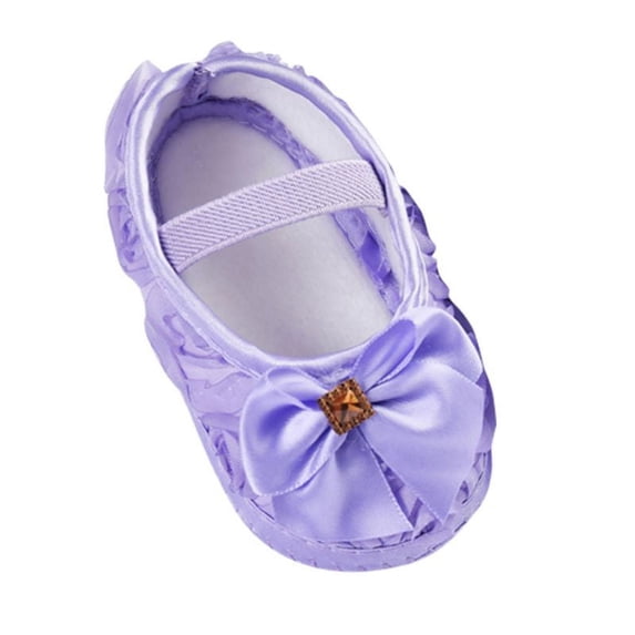Newborn Baby Girl Shoes With Bow Lovely Sneakers For Infant Kids Princess Shoe