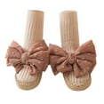 thumbnail image 1 of Newborn Baby Girl Sock Shoes Non-slip Floor Slippers Walking Shoes, 1 of 7