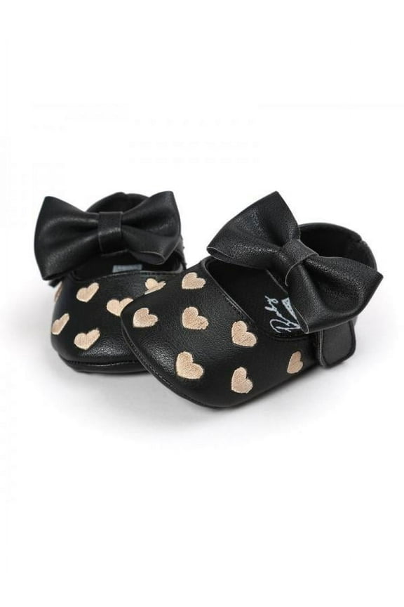 Newborn Baby Girl Soft Crib Shoes Infants Anti-slip Sneaker Prewalker 0-18M