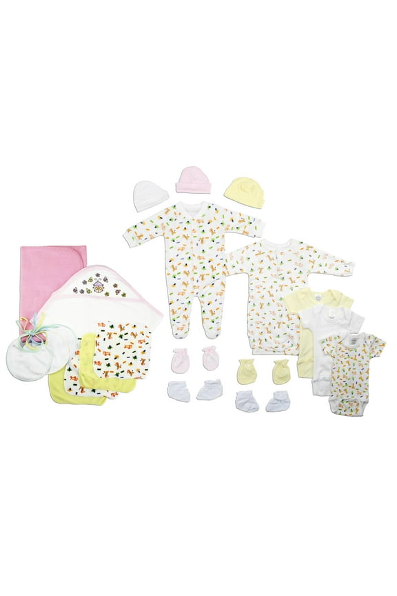 Newborn Baby Girls 21 Pc Layette Baby Shower Gift