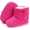 thumbnail image 1 of Newborn Baby Girls Boys Boots Soft Anti-Slip Sole Warm Winter Snow Booties Toddler Infant Prewalker Shoes, 1 of 7