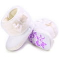thumbnail image 1 of Newborn Baby Girls Boys Boots Soft Anti-Slip Sole Warm Winter Snow Booties Toddler Infant Prewalker Shoes, 1 of 7