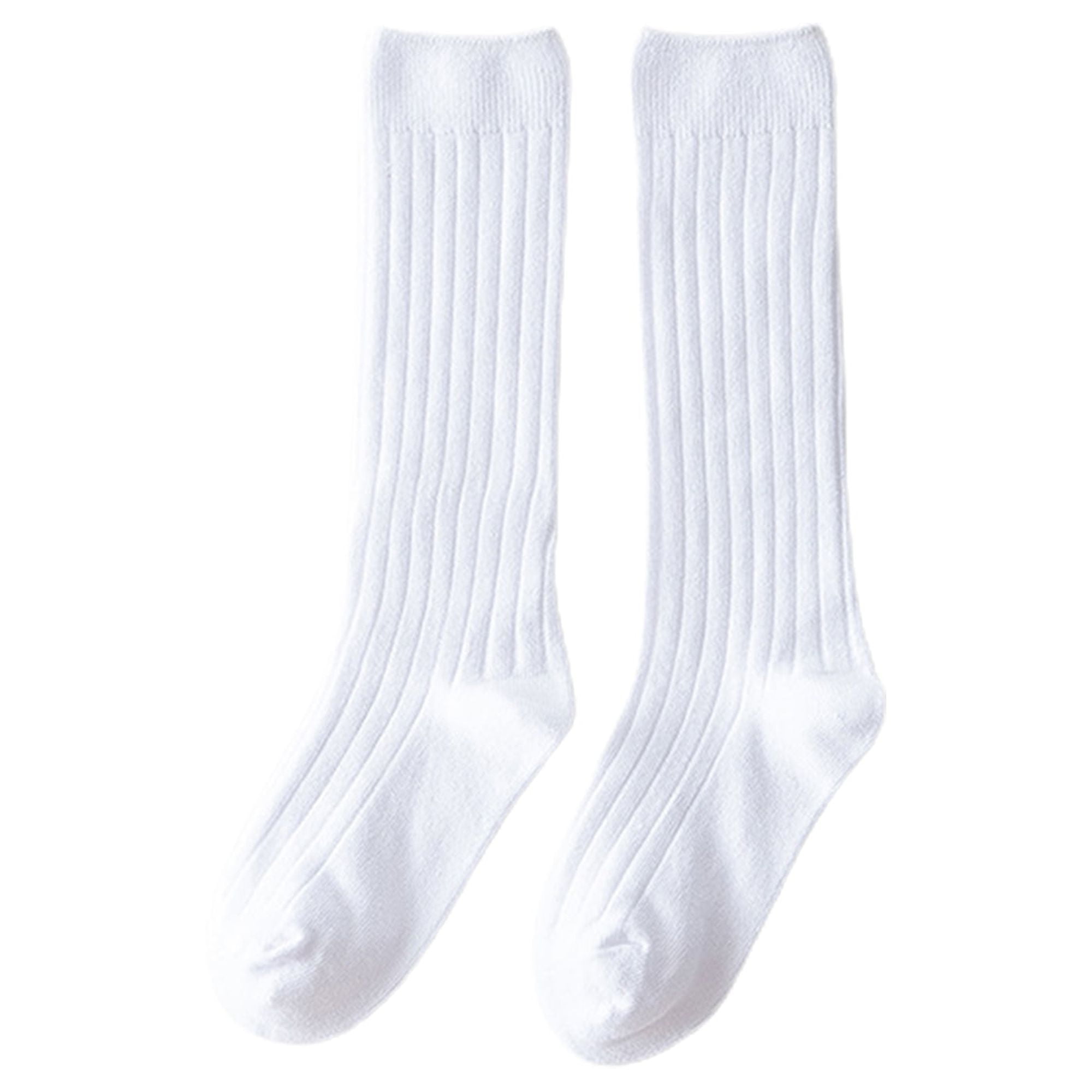 Newborn Baby Girls Boys Knee High Socks Infants Toddlers Solid Color