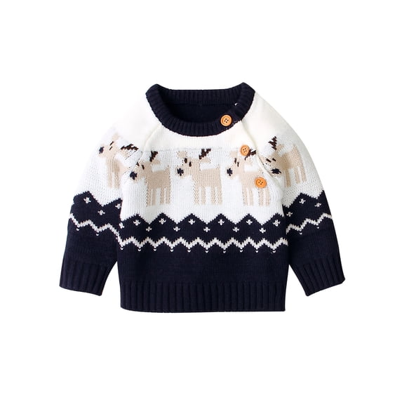 Newborn Baby Girls Boys Ugly Christmas Sweater Knit Oversized Sweaters Sweatshirt Outfits for Kids Infant