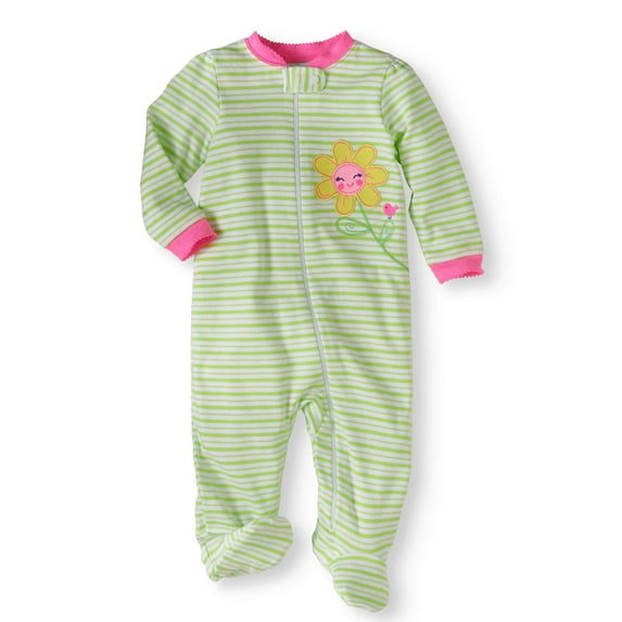 Newborn Baby Girls' Cotton Sleep 'n Play