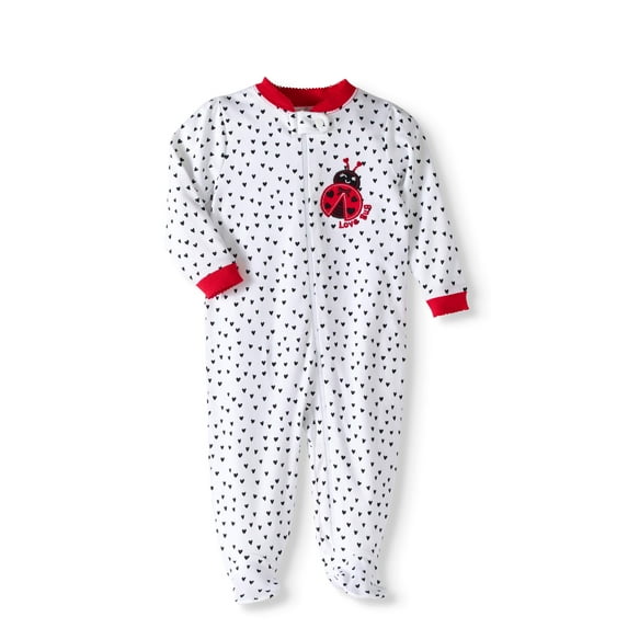 Newborn Baby Girls' Cotton Sleep 'n Play