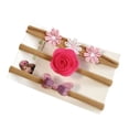 thumbnail image 1 of Newborn Baby Girls Flower Headband Infant Toddler Knot Hair Band Sets, 1 of 1